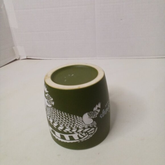 Silver Springs State Park Mug Etched Alligator 4" Green White Florida - Picture 10 of 10